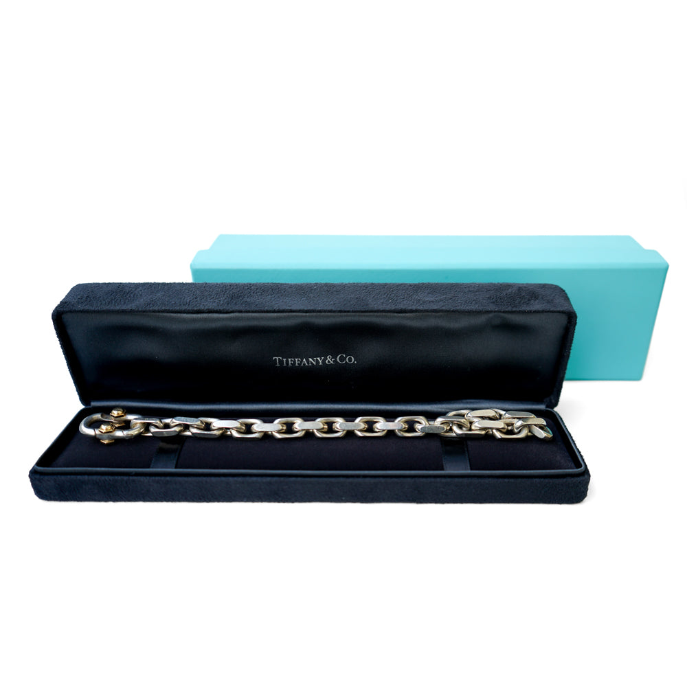 Tiffany&Co. 1837 メイカーズ ワイドチェーンブレスレット