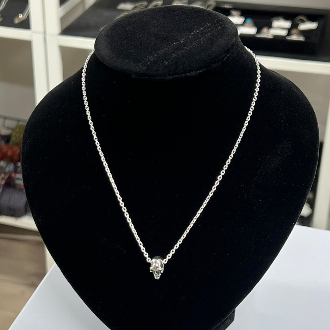 silver925 ドクロ ネックレス 467