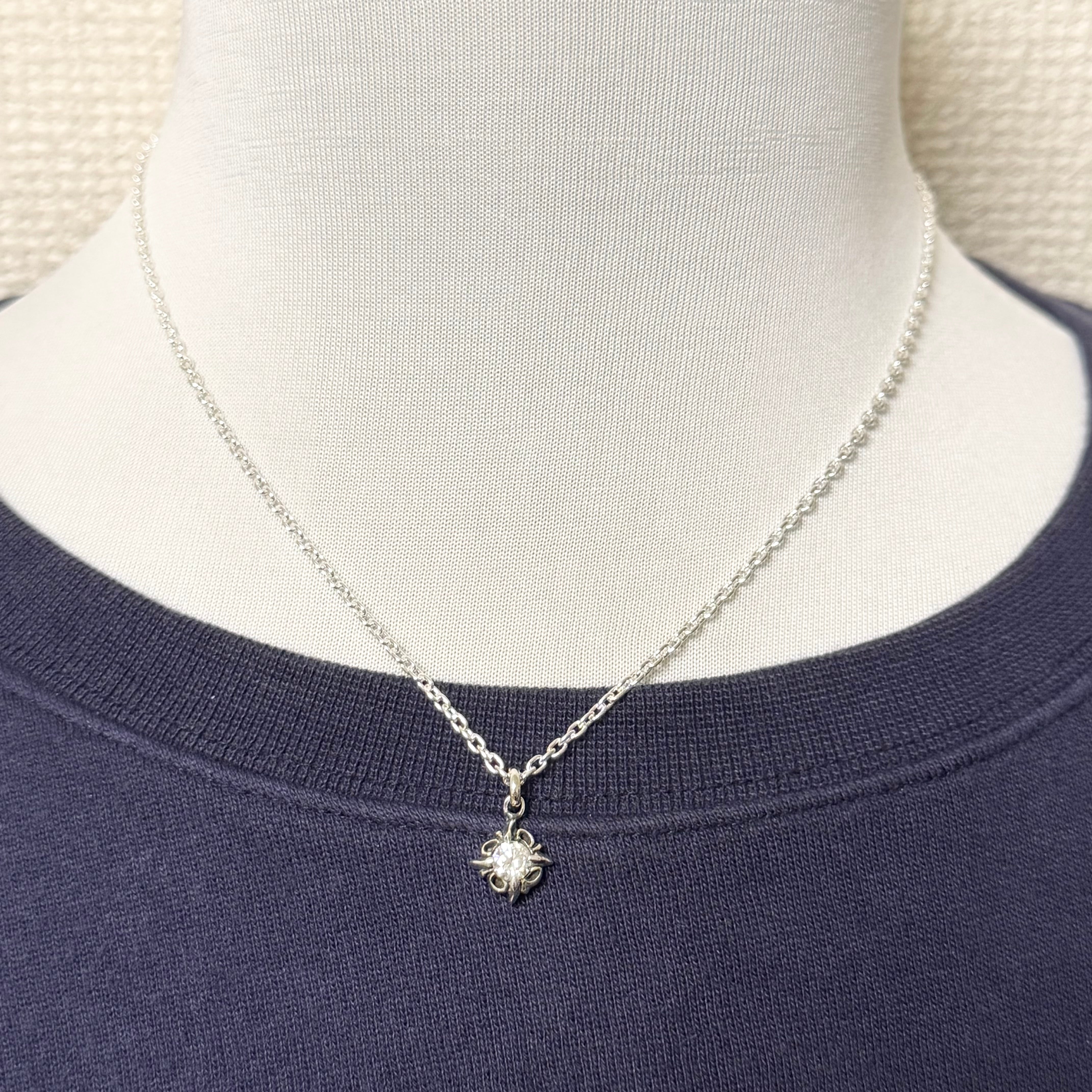 ストーンネックレス シルバー925 458