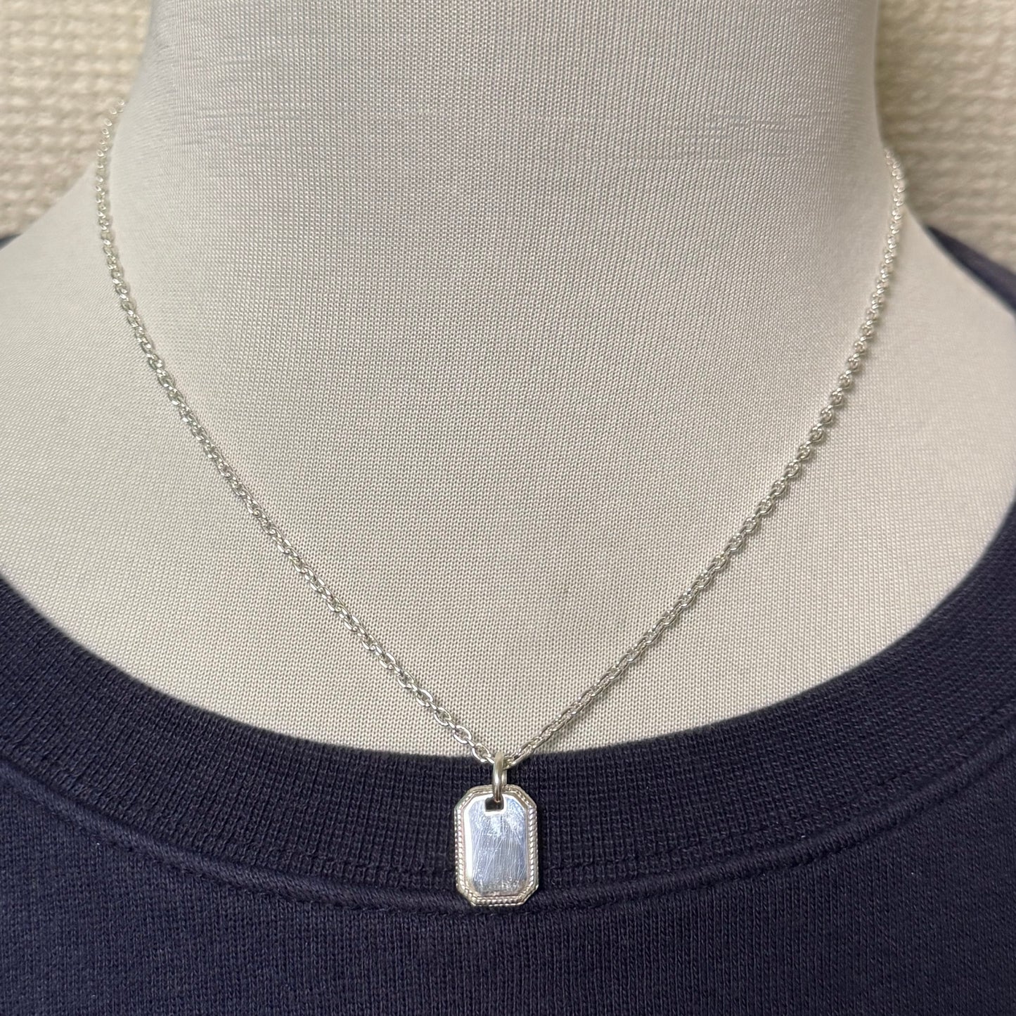 プレートネックレスsilver925 385