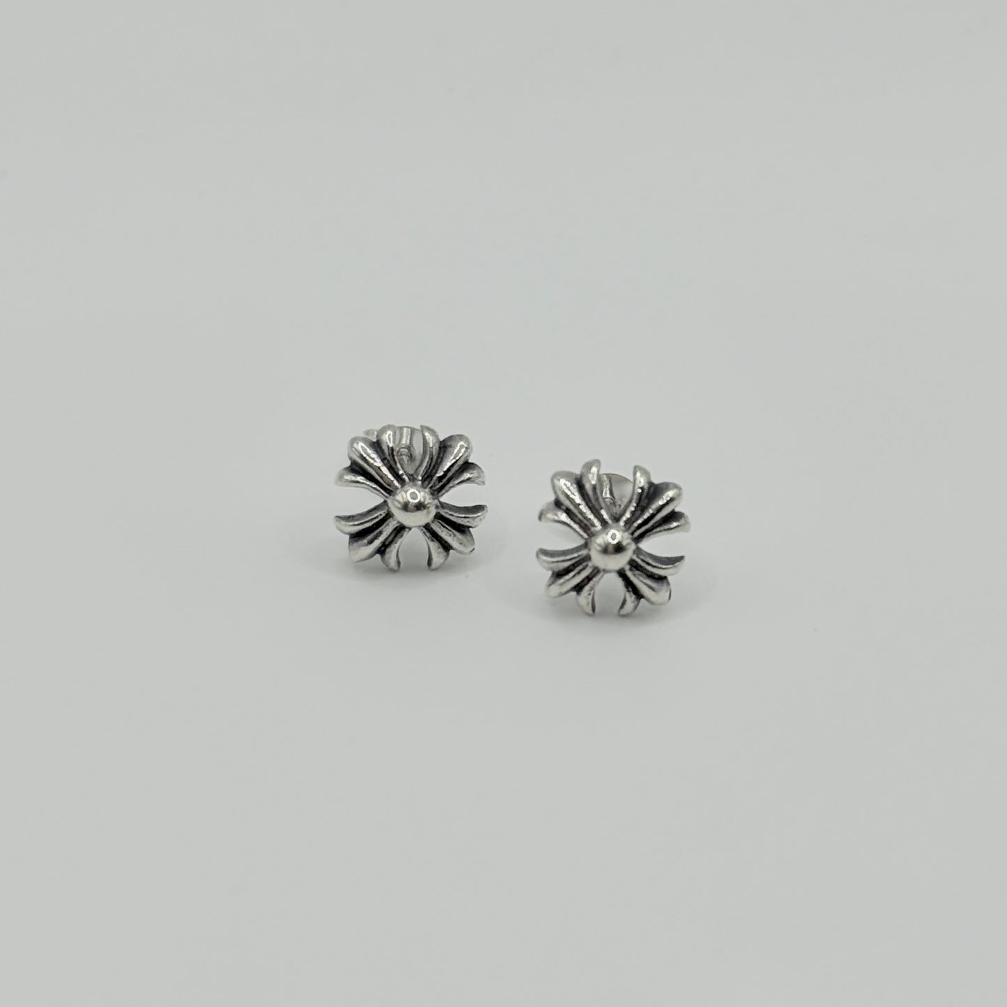 silver925 クロスピアス 354