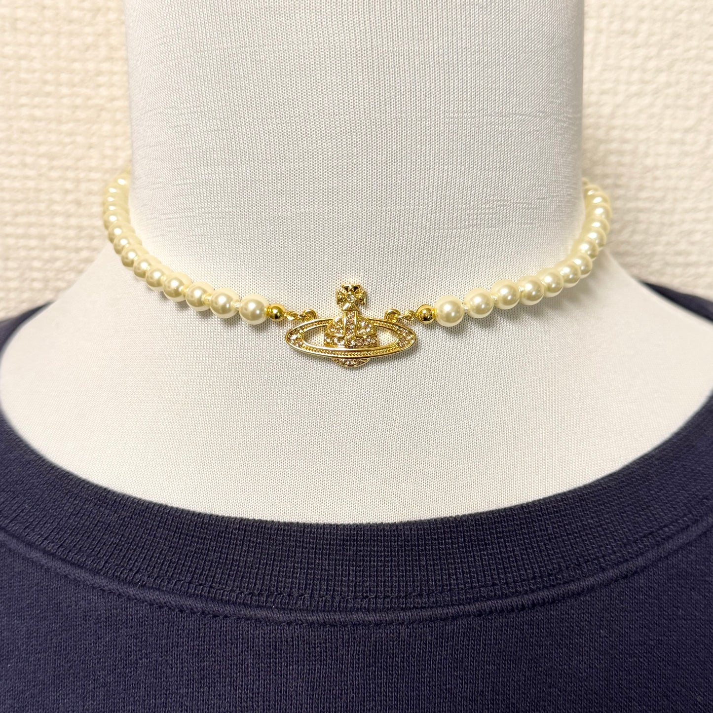 MINI BAS RELIEF PEARL Vivienne Westwood パールネックレス 141