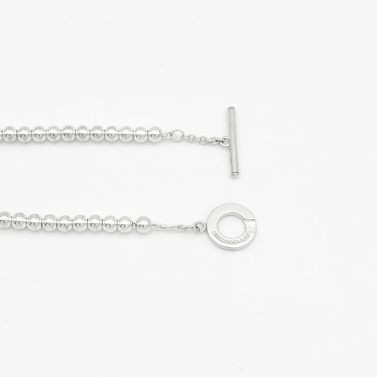 Tiffany&Co. ボールチェーン トグル ネックレス