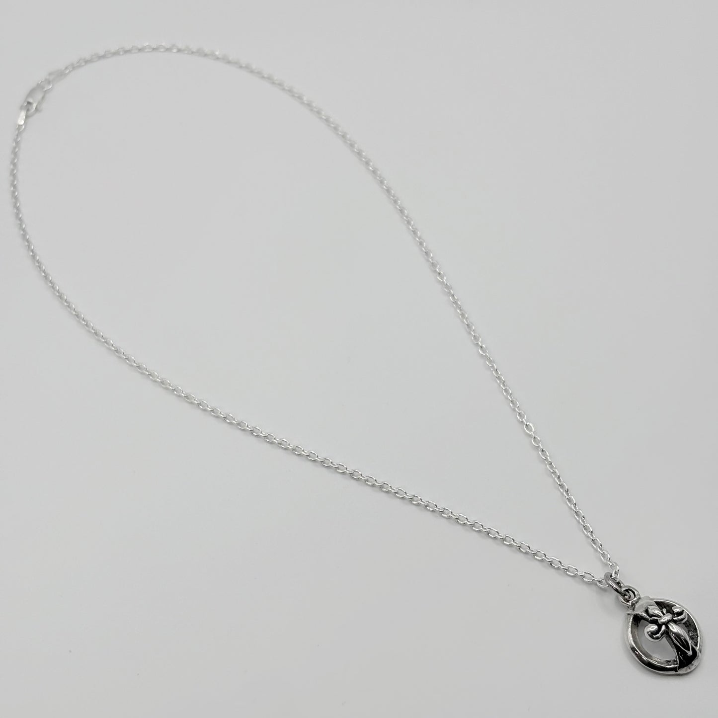 silver925 クロスネックレス 490