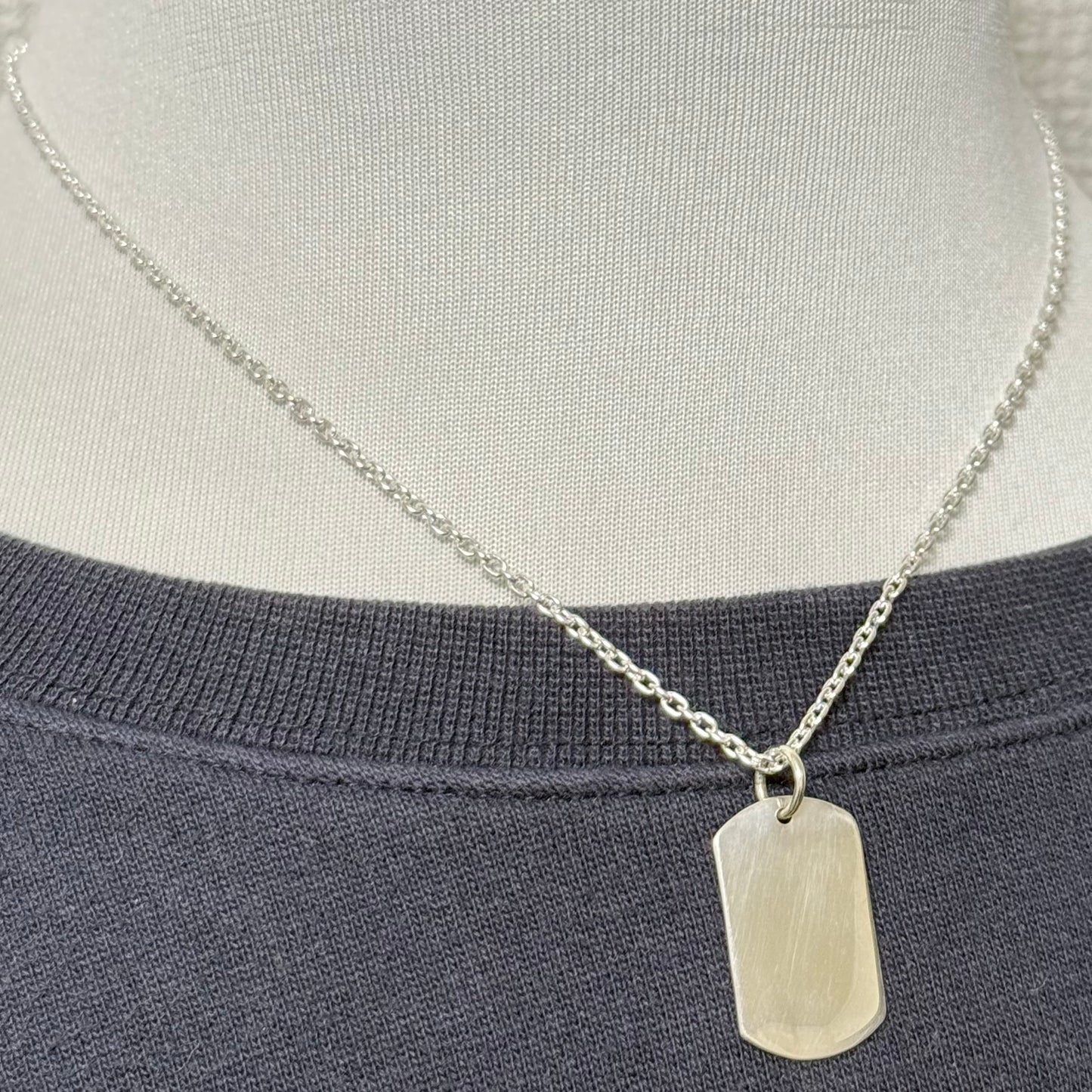 silver925 プレートネックレス367