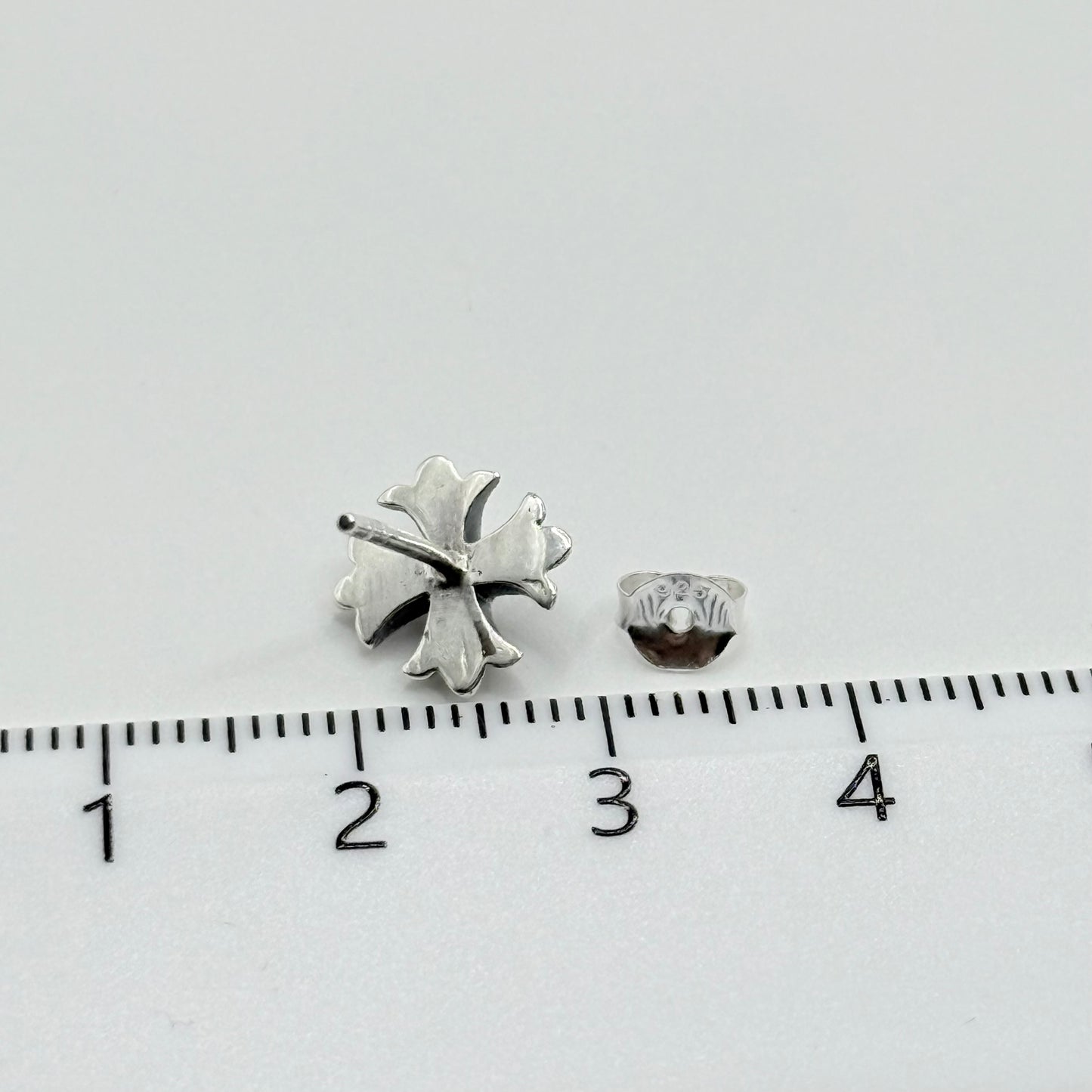 silver925 クロスピアス 354