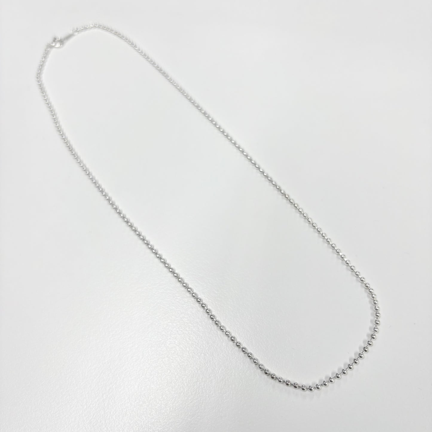 silver925 ボールチェーンネックレス 576