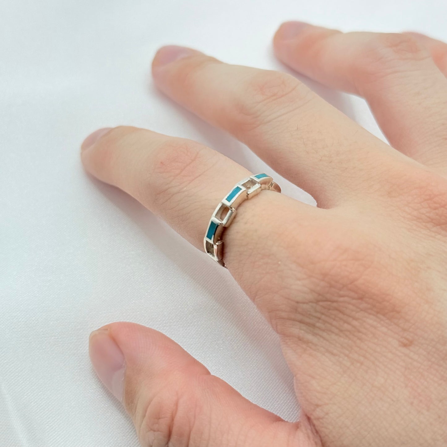 ターコイズリング サイズ複数あり silver925 330