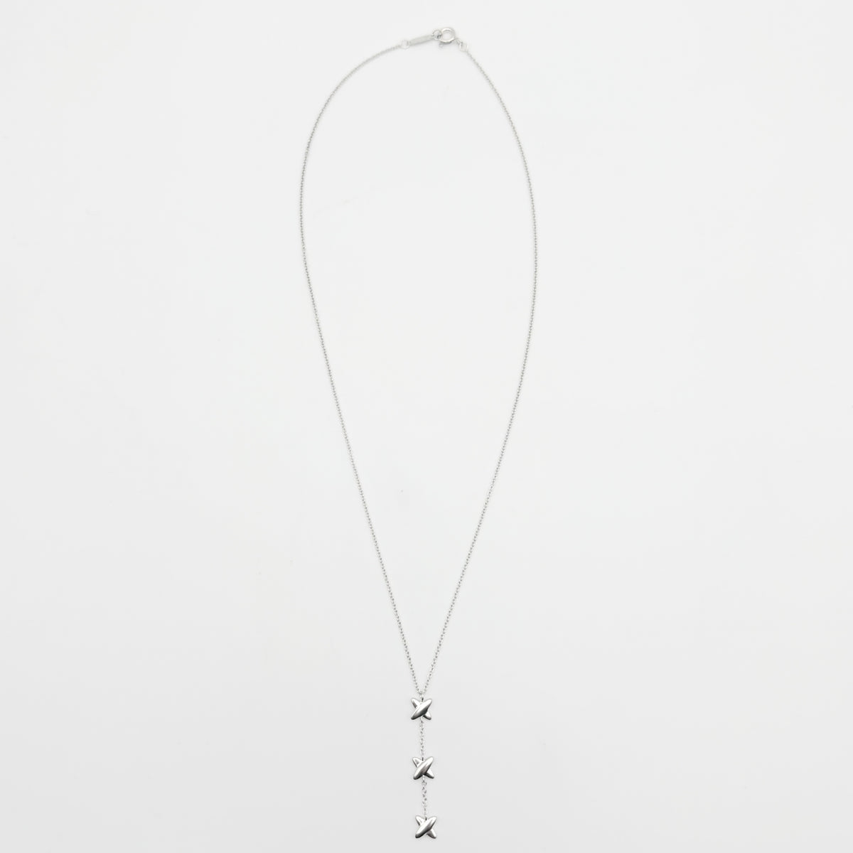 Tiffany&Co. シグネチャー クロス ドロップ ネックレス