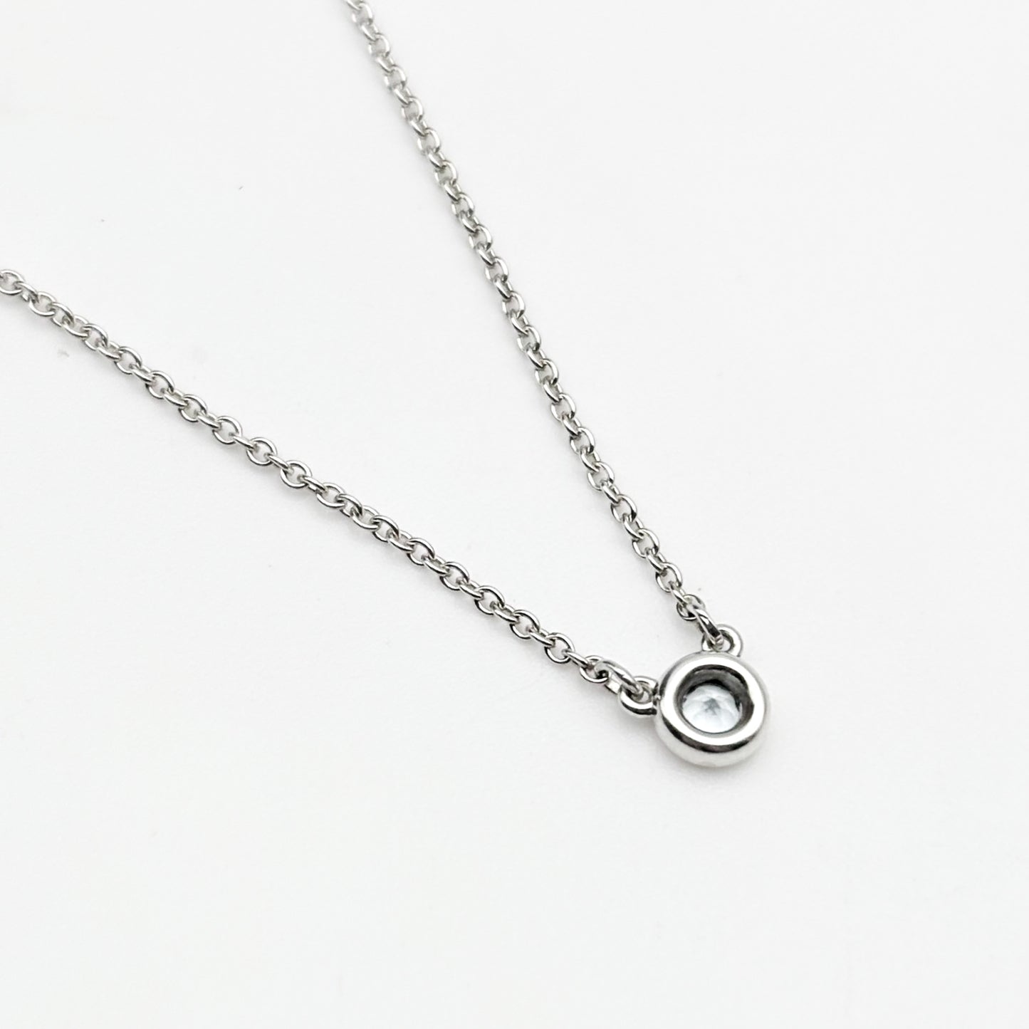 Tiffany&Co. バイザヤード アクアマリン ネックレス