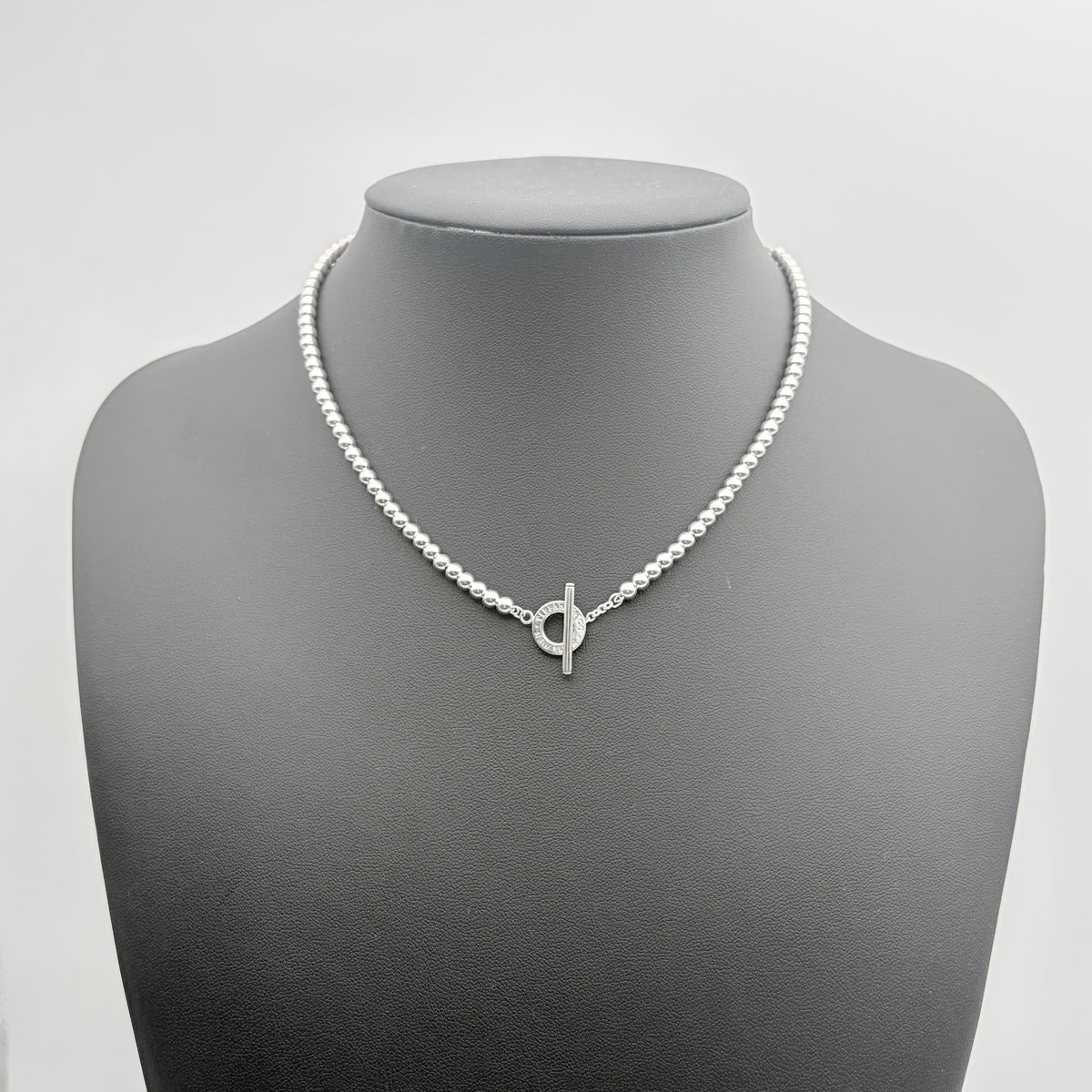 Tiffany&Co. ボールチェーン トグル ネックレス