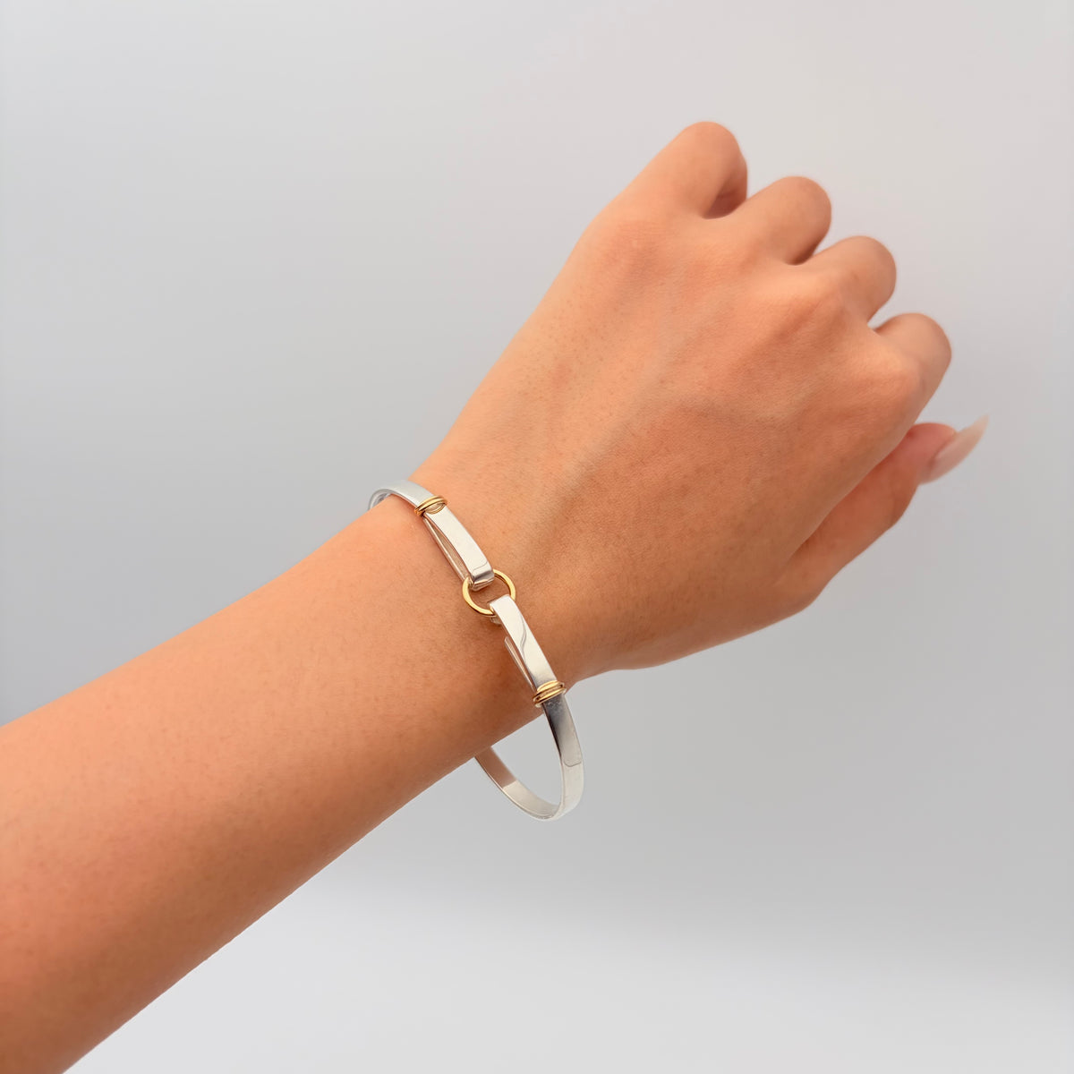 Tiffany&Co. フック&アイ コンビバングル