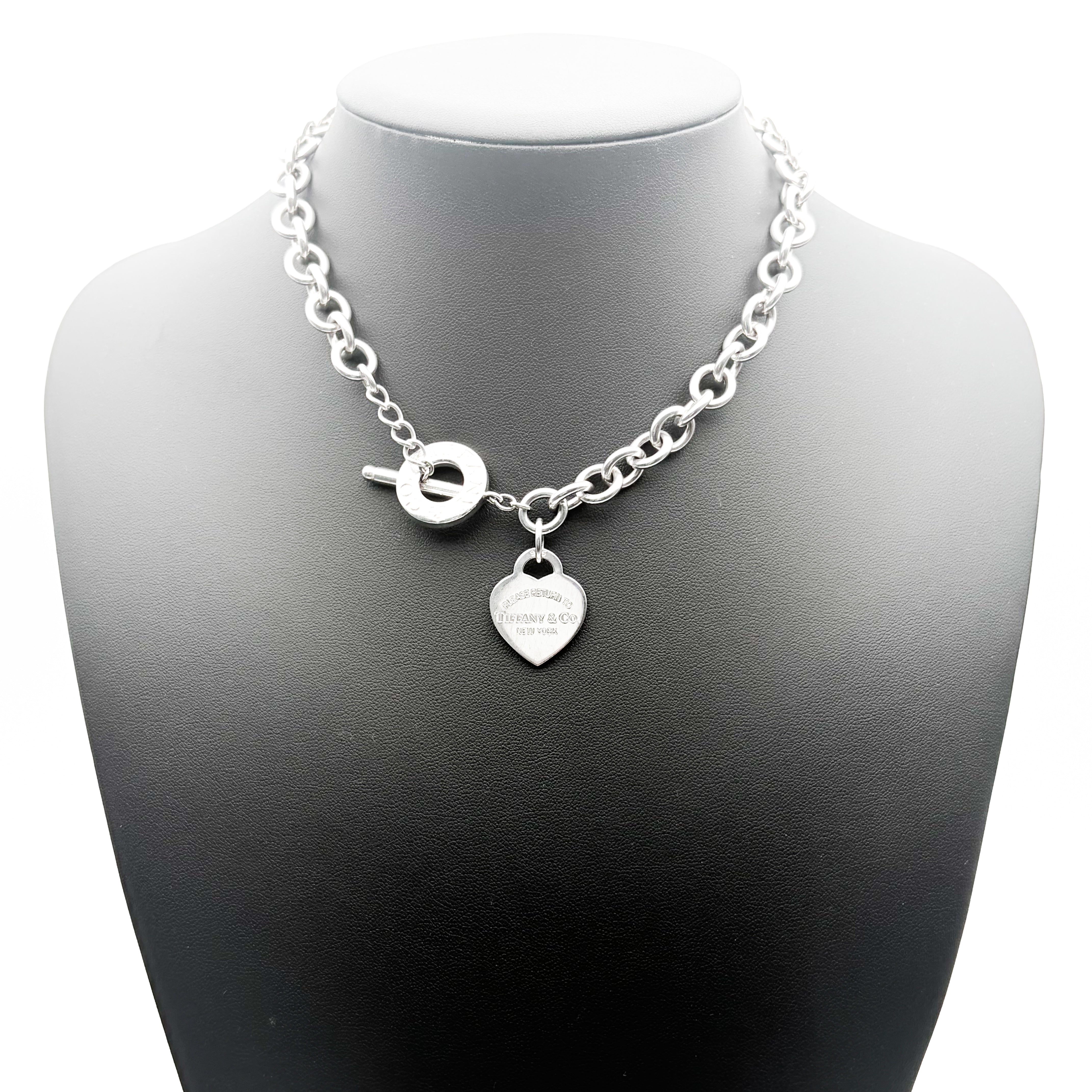 Tiffany&Co. リターントゥティファニー ハートタグ トグルチェーン