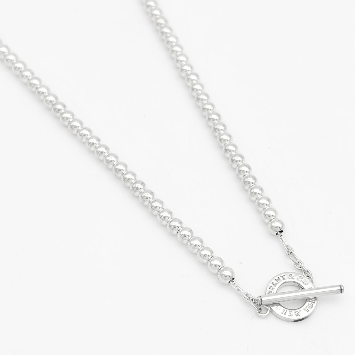 Tiffany&Co. ボールチェーン トグル ネックレス