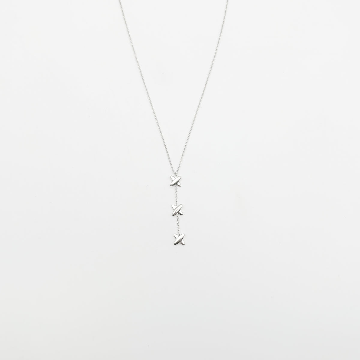 Tiffany&Co. シグネチャー クロス ドロップ ネックレス