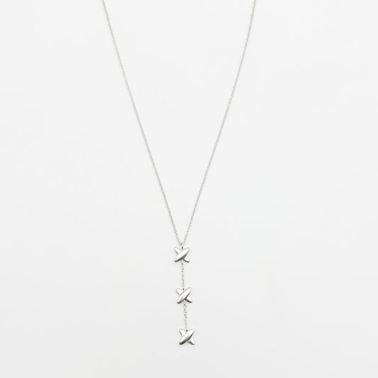 Tiffany&Co. シグネチャー クロス ドロップ ネックレス