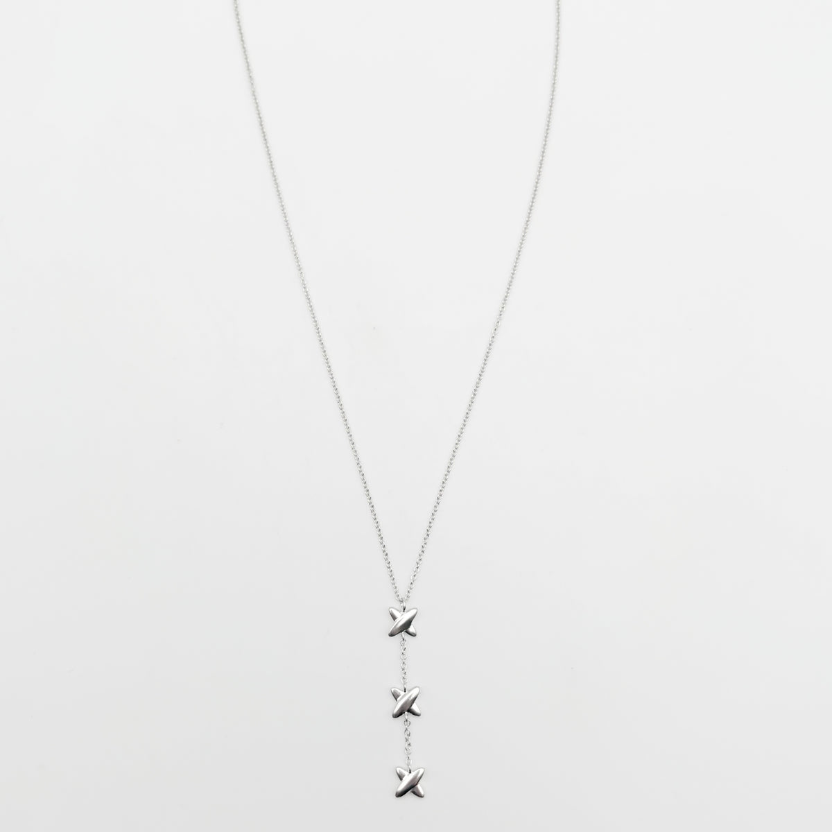 Tiffany&Co. シグネチャー クロス ドロップ ネックレス