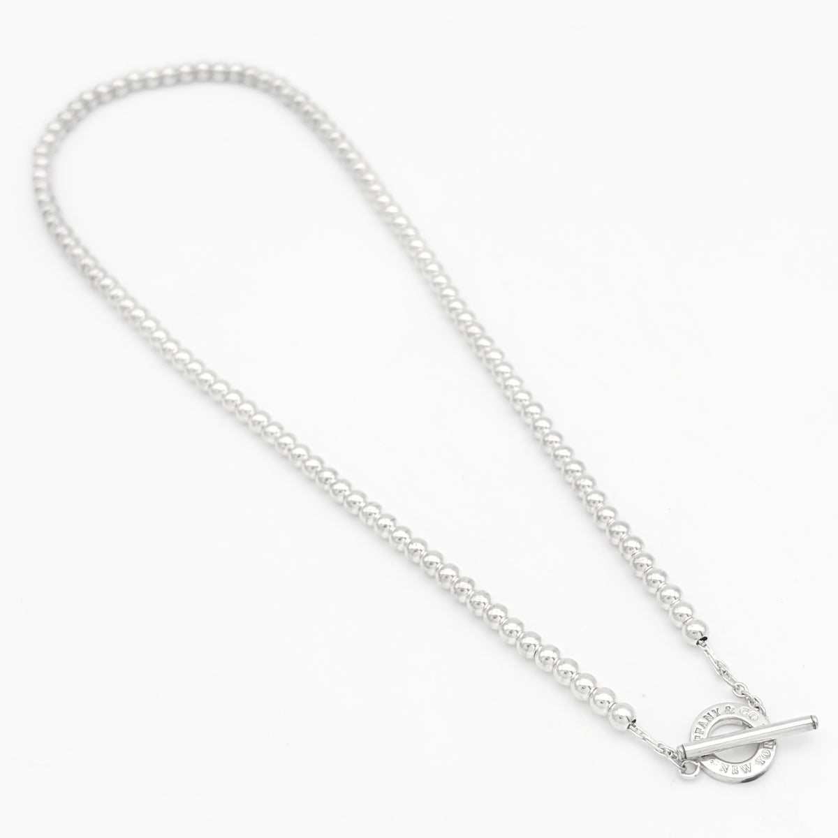 Tiffany&Co. ボールチェーン トグル ネックレス