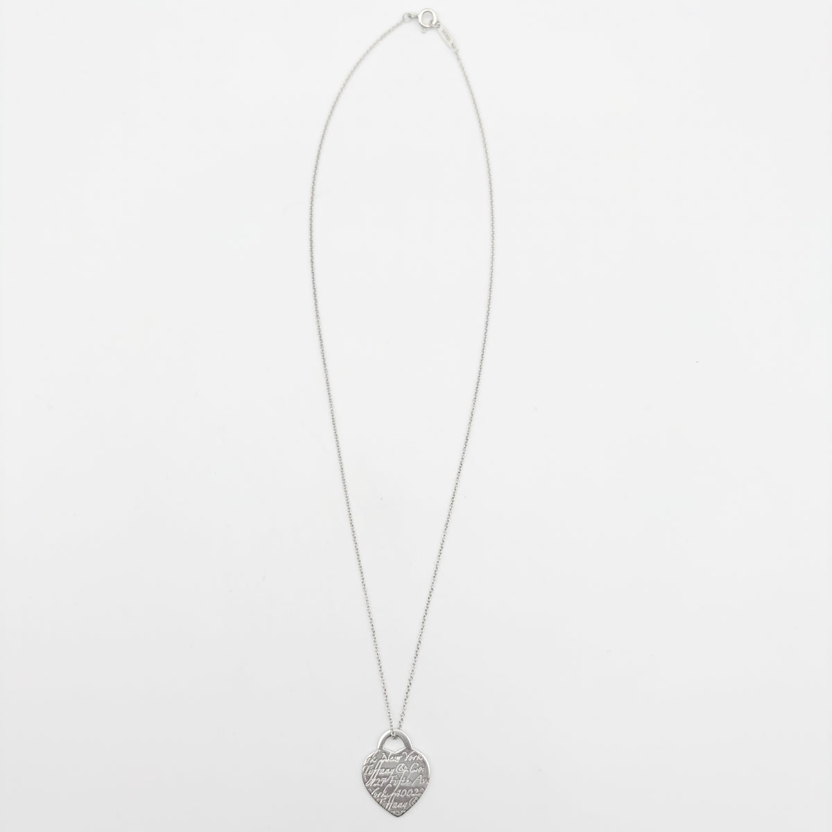 Tiffany&Co.ノーツ ハードタグ ネックレス