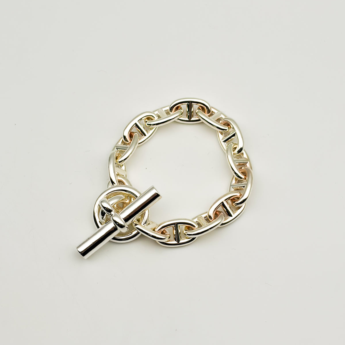 HERMES シェーヌ・ダンクル　MM ブレスレット　