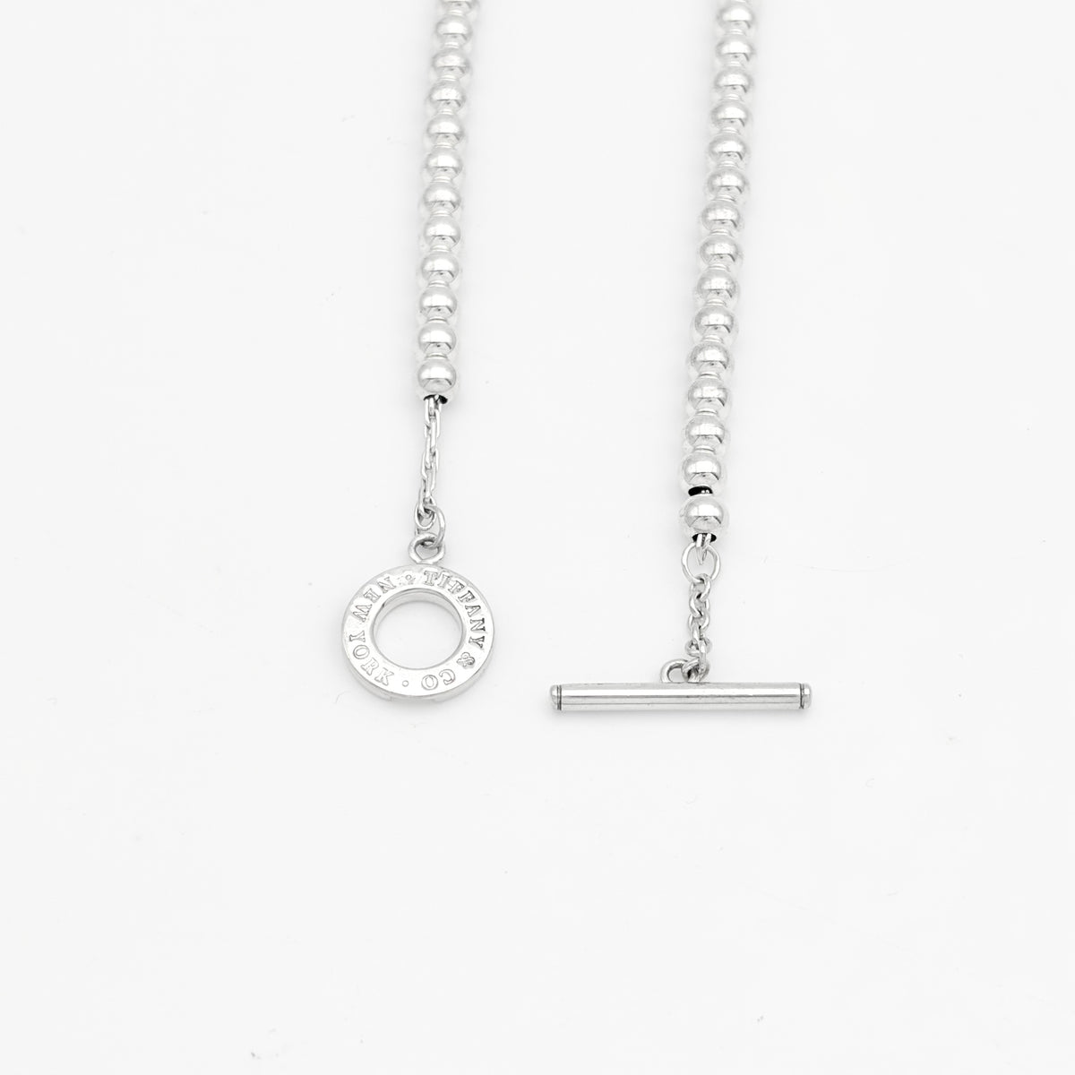 Tiffany&Co. ボールチェーン トグル ネックレス