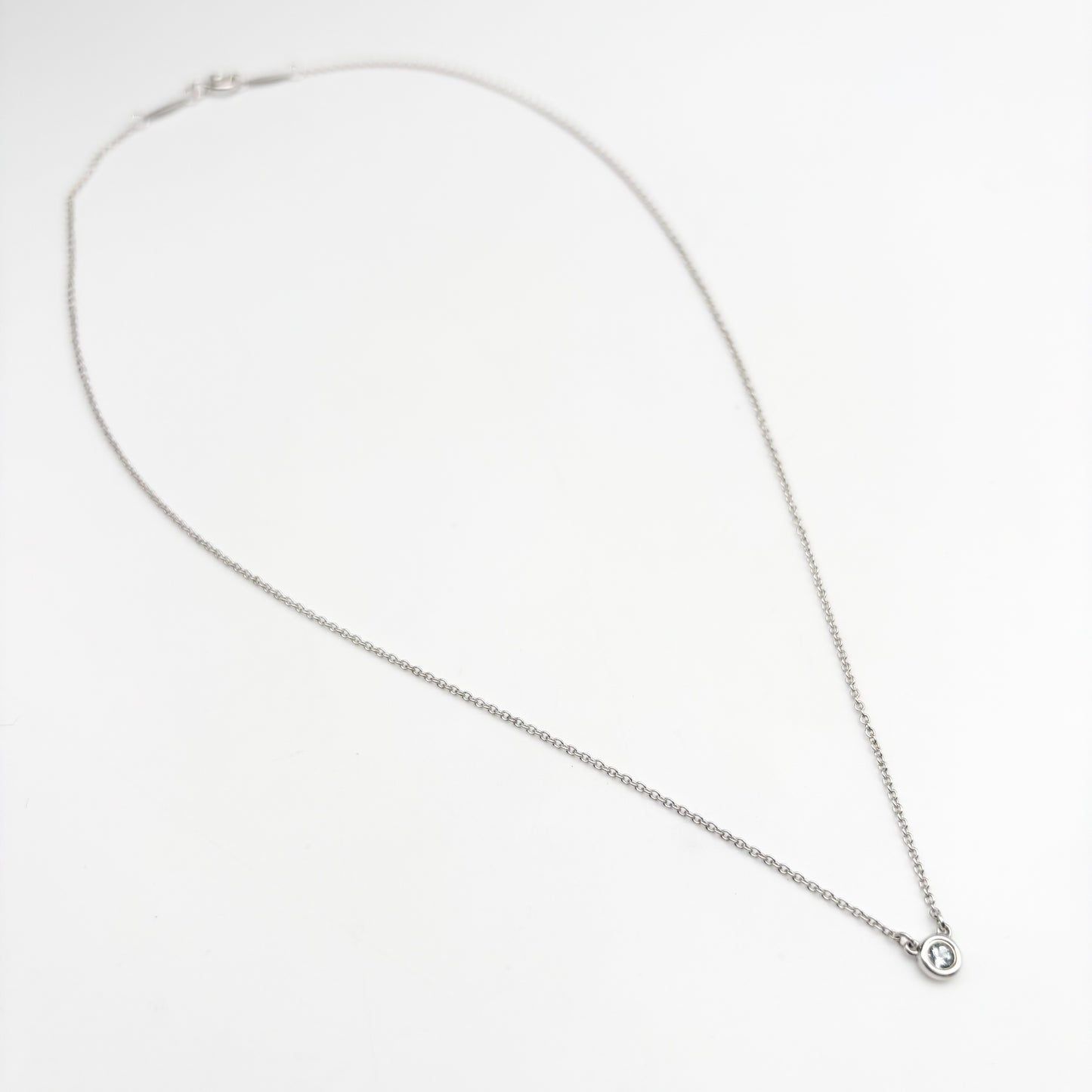 Tiffany&Co. バイザヤード アクアマリン ネックレス