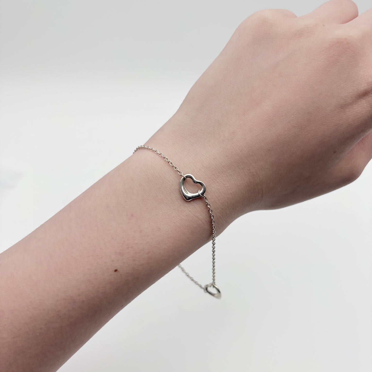 Tiffany&Co. オープンハート 3連 ブレスレット