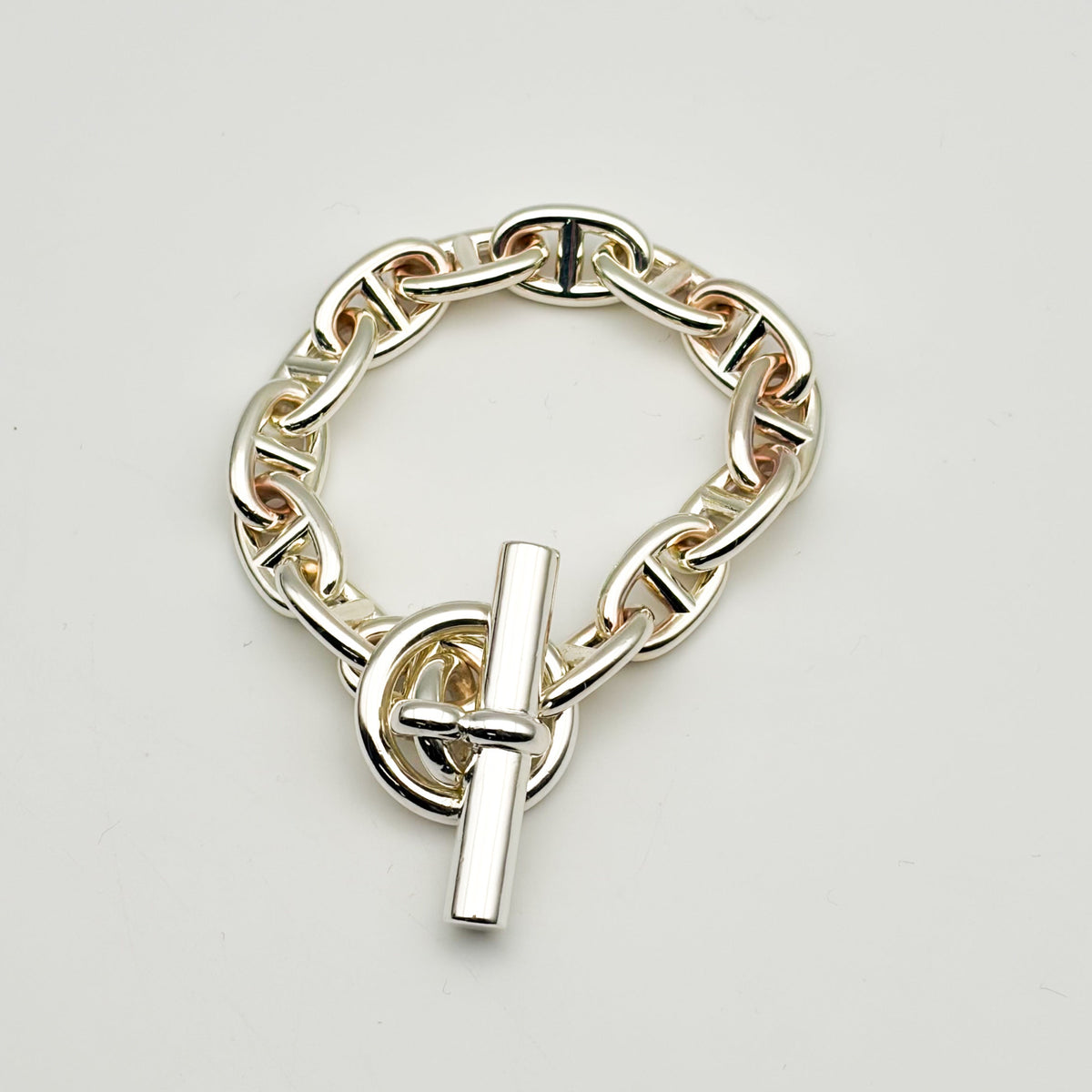 HERMES シェーヌ・ダンクル　MM ブレスレット　
