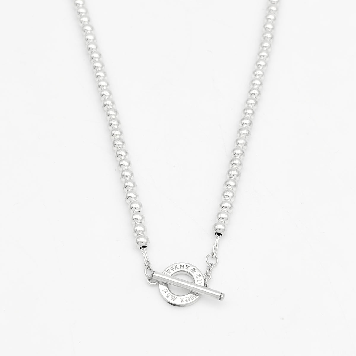 Tiffany&Co. ボールチェーン トグル ネックレス