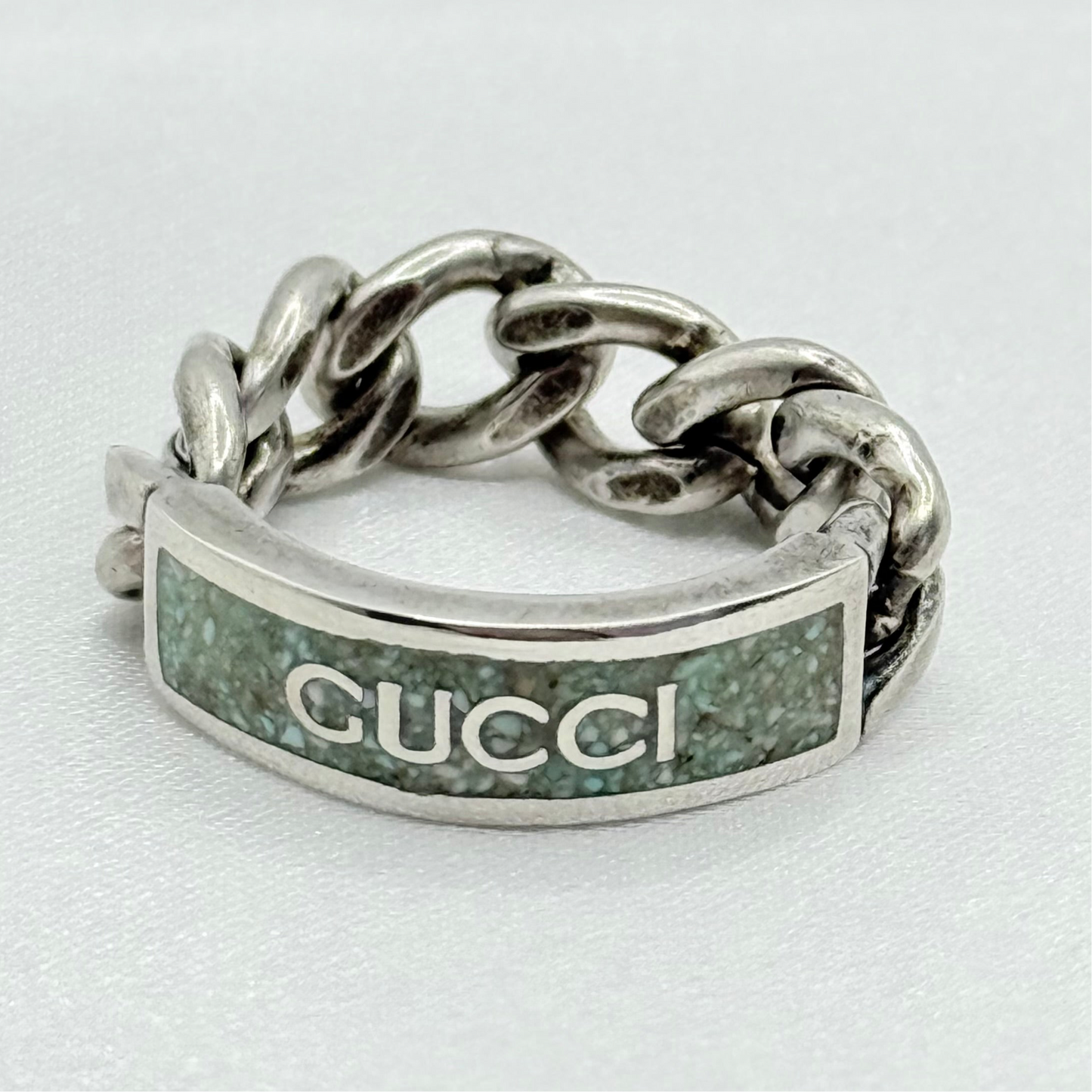 GUCCI チェーン リング　74