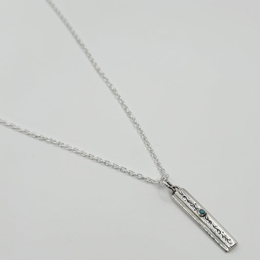 silver925 ターコイズネックレス 468
