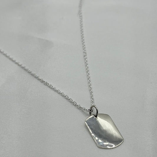 silver925 プレートネックレス367