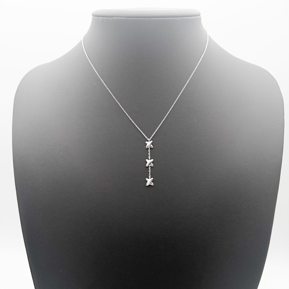 Tiffany&Co. シグネチャー クロス ドロップ ネックレス