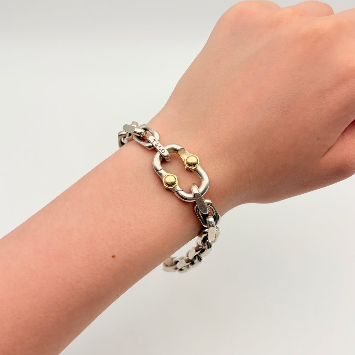 Tiffany&Co. 1837 メイカーズ ワイドチェーンブレスレット