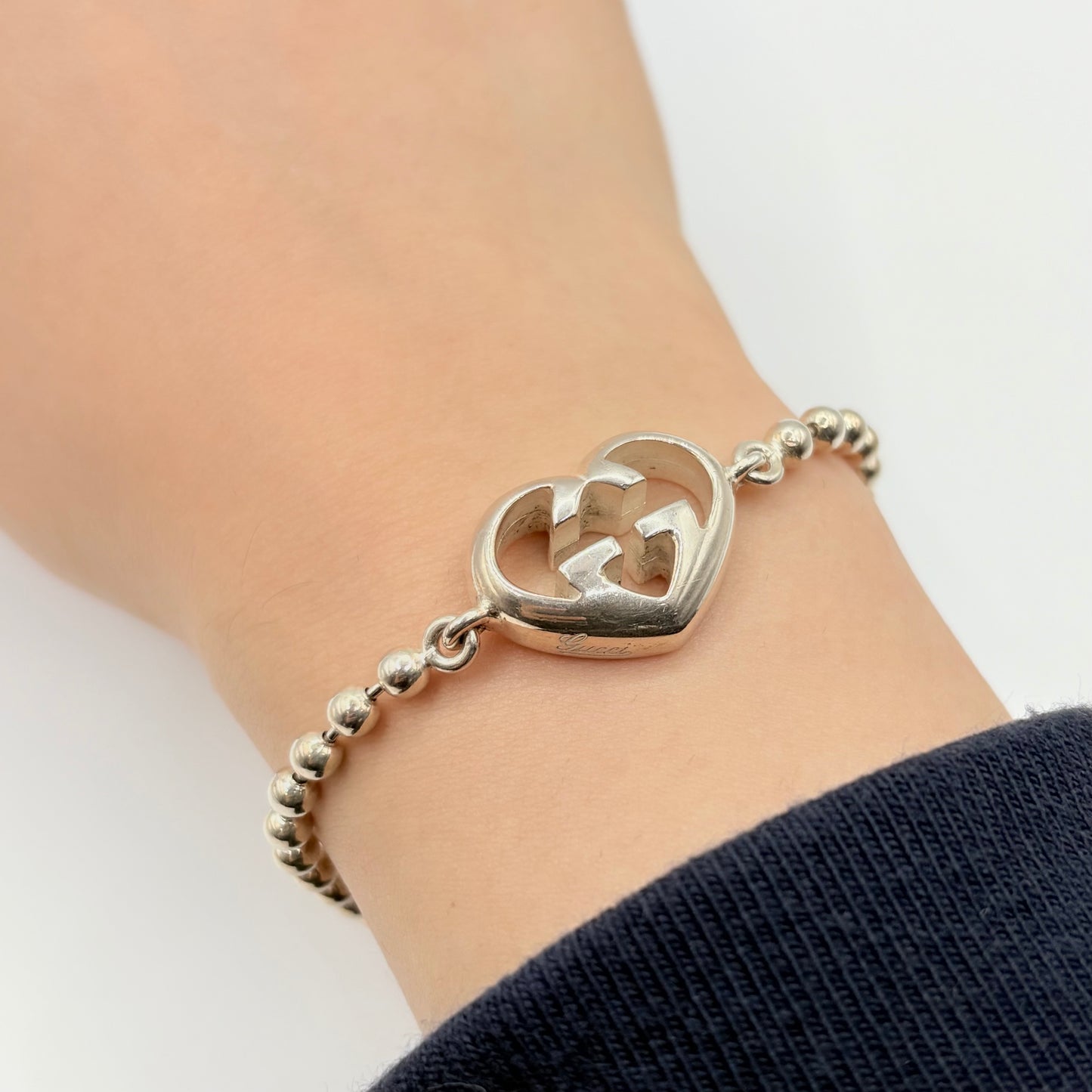 GUCCI ハートブレスレット 91