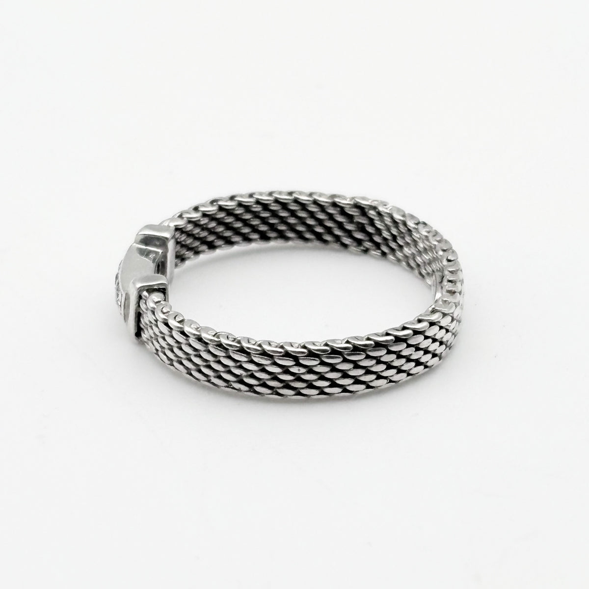 Tiffany&Co. サマセット メッシュ 3P リング