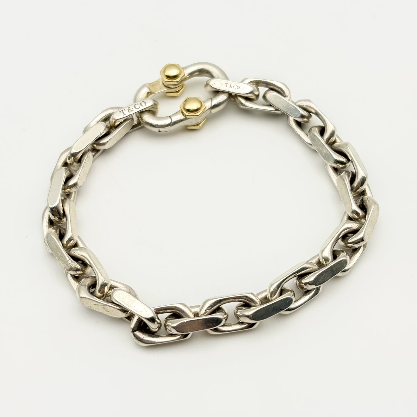 Tiffany&Co. 1837 メイカーズ ワイドチェーンブレスレット