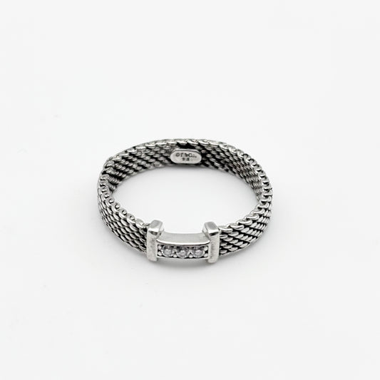 Tiffany&Co. サマセット メッシュ 3P リング