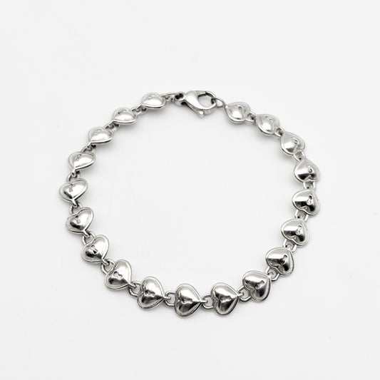 Tiffany&Co. ハート キーホール リンク ブレスレット