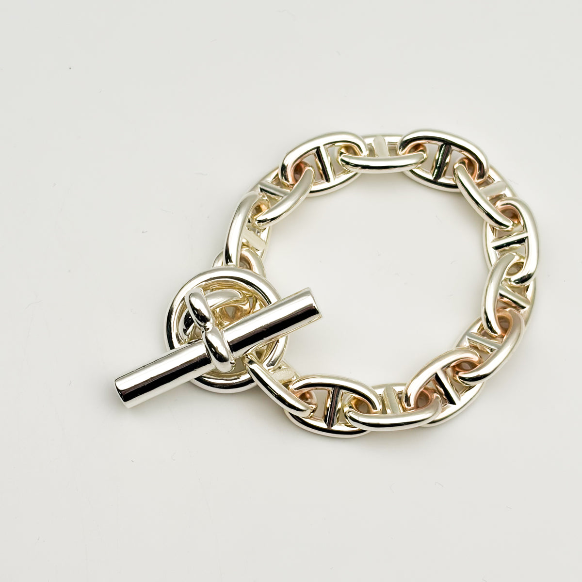HERMES シェーヌ・ダンクル　MM ブレスレット　