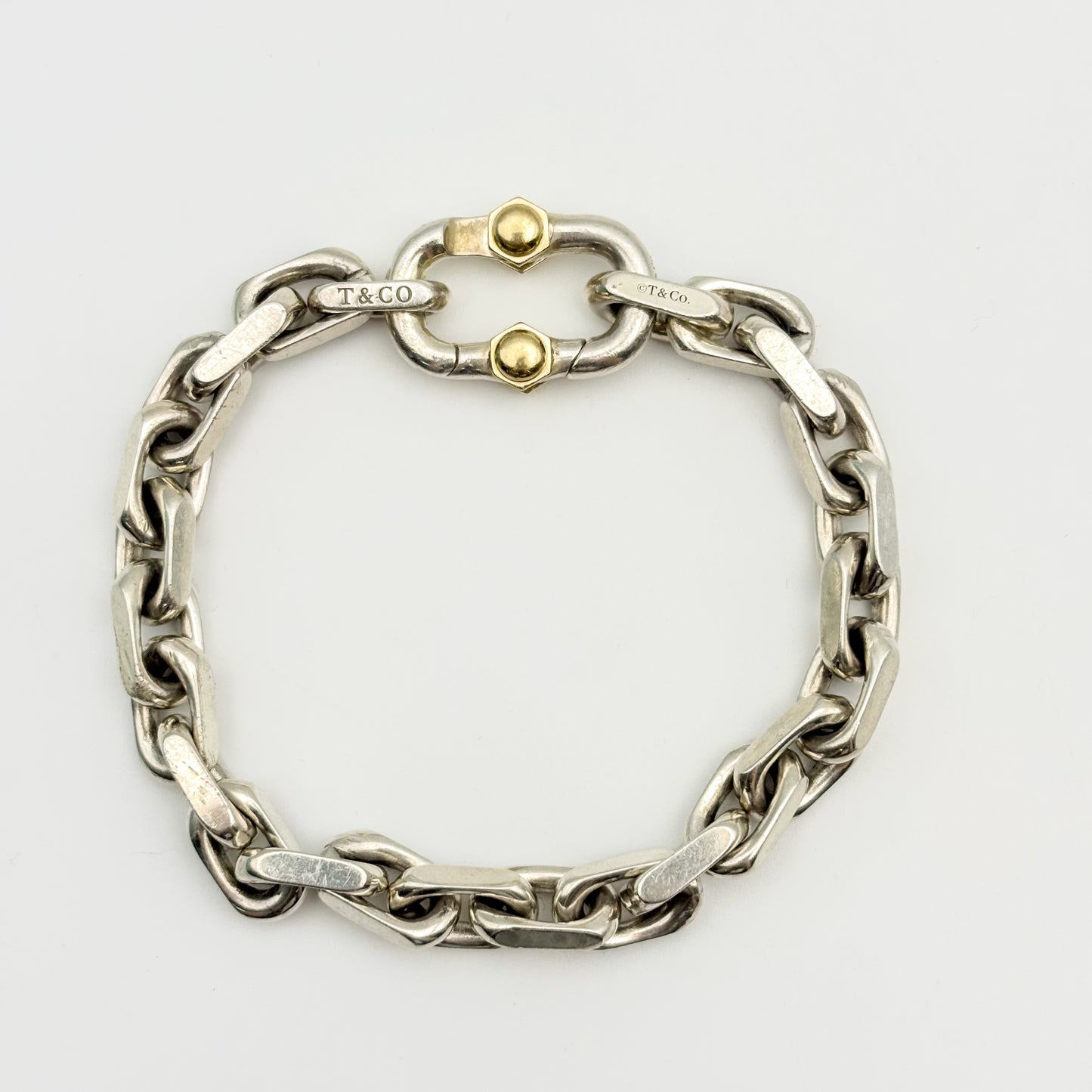 Tiffany&Co. 1837 メイカーズ ワイドチェーンブレスレット