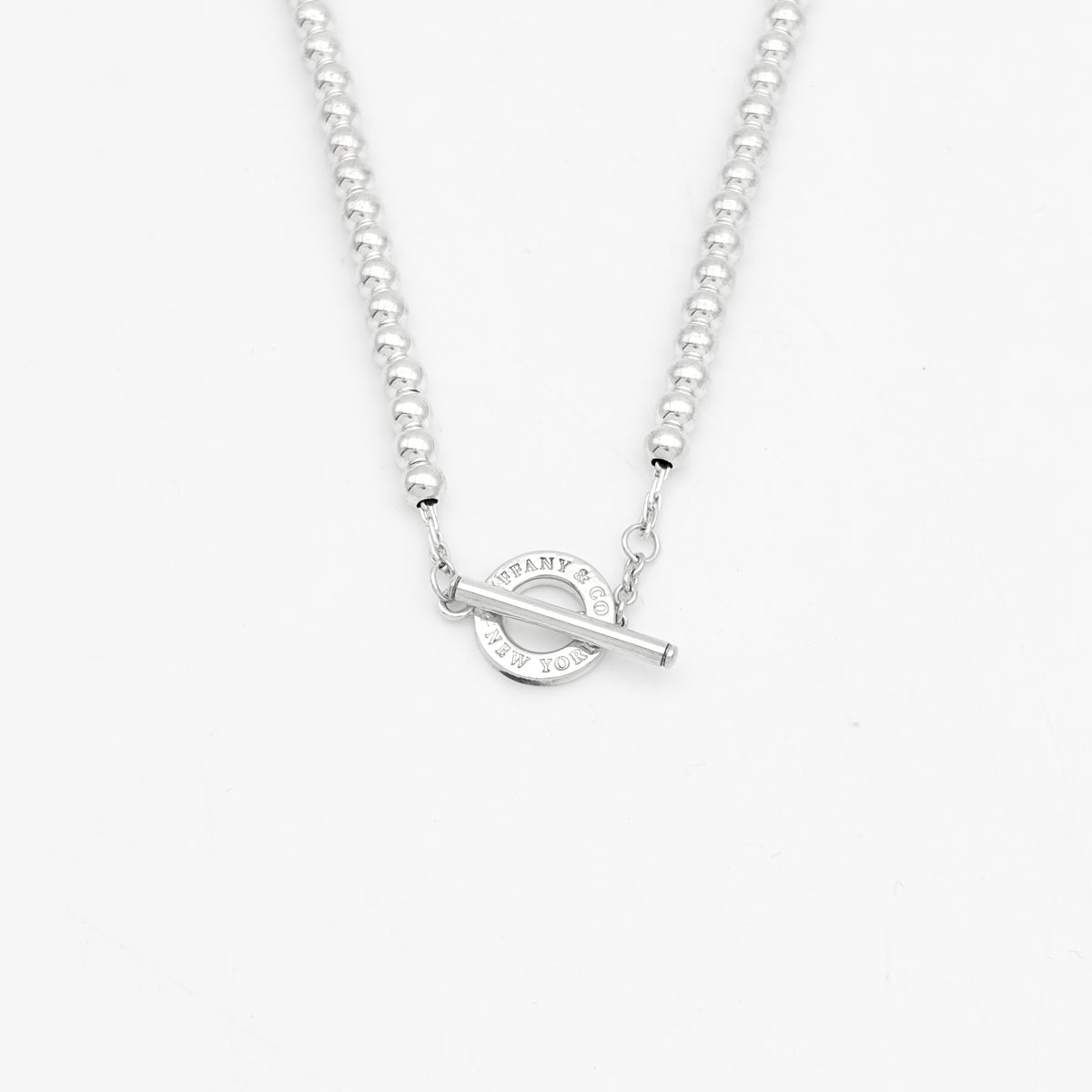Tiffany&Co. ボールチェーン トグル ネックレス