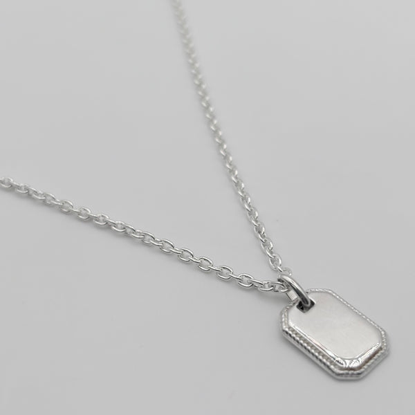 silver925 プレートネックレス 49