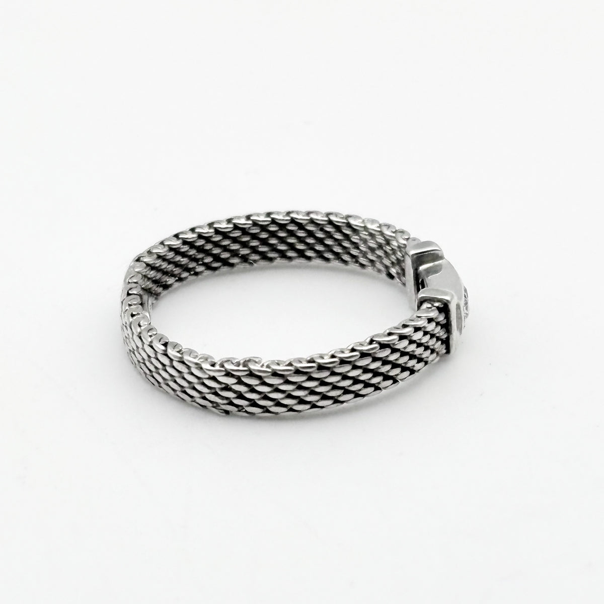 Tiffany&Co. サマセット メッシュ 3P リング