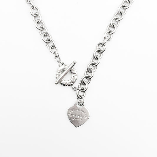 Tiffany&Co. リターントゥティファニー ハートタグ　トグルチェーンネックレス