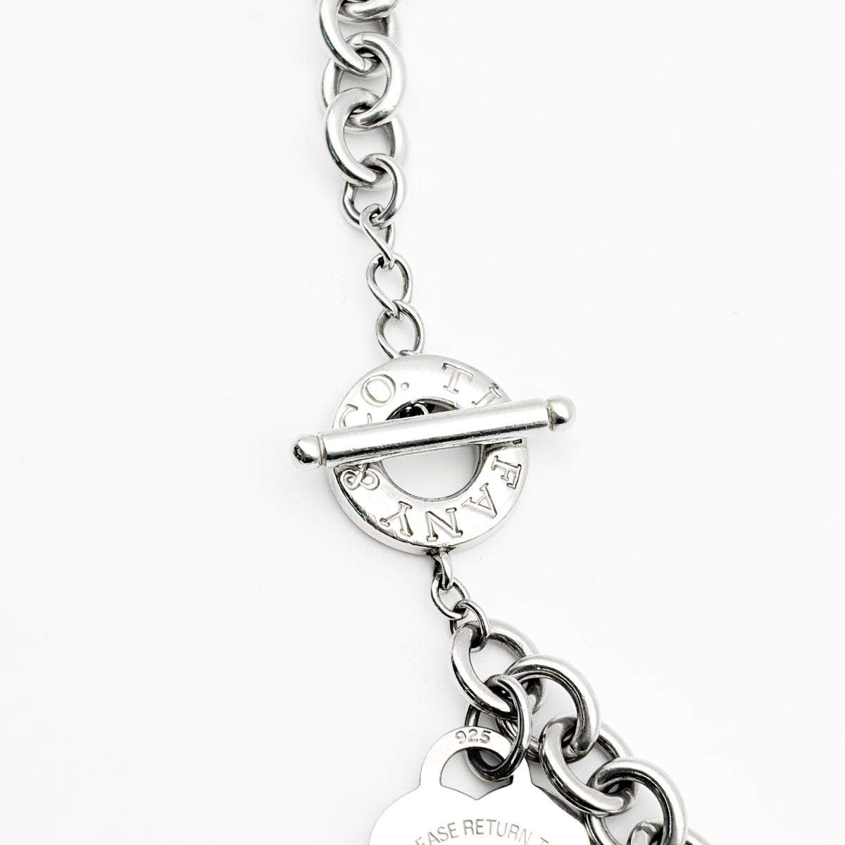 Tiffany&Co. リターントゥティファニー ハートタグ　トグルチェーンネックレス