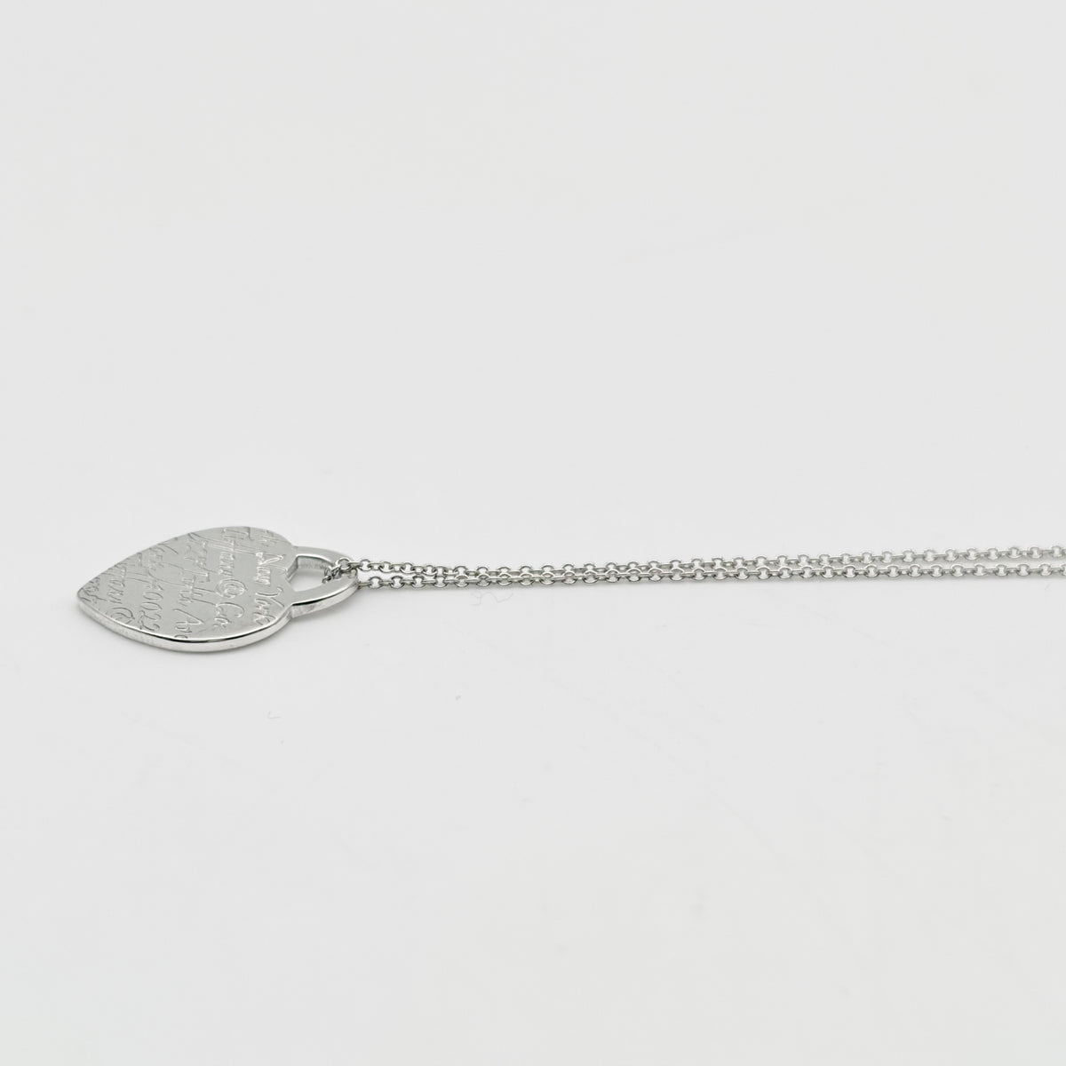 Tiffany&Co.ノーツ ハードタグ ネックレス