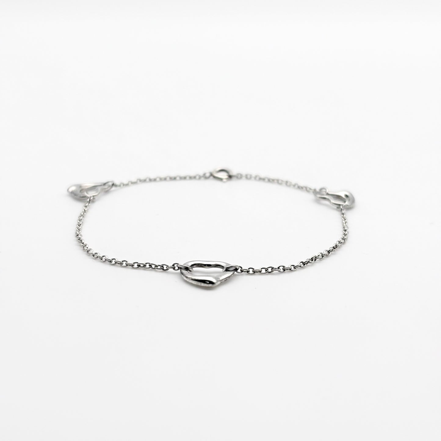 Tiffany&Co. オープンハート 3連 ブレスレット