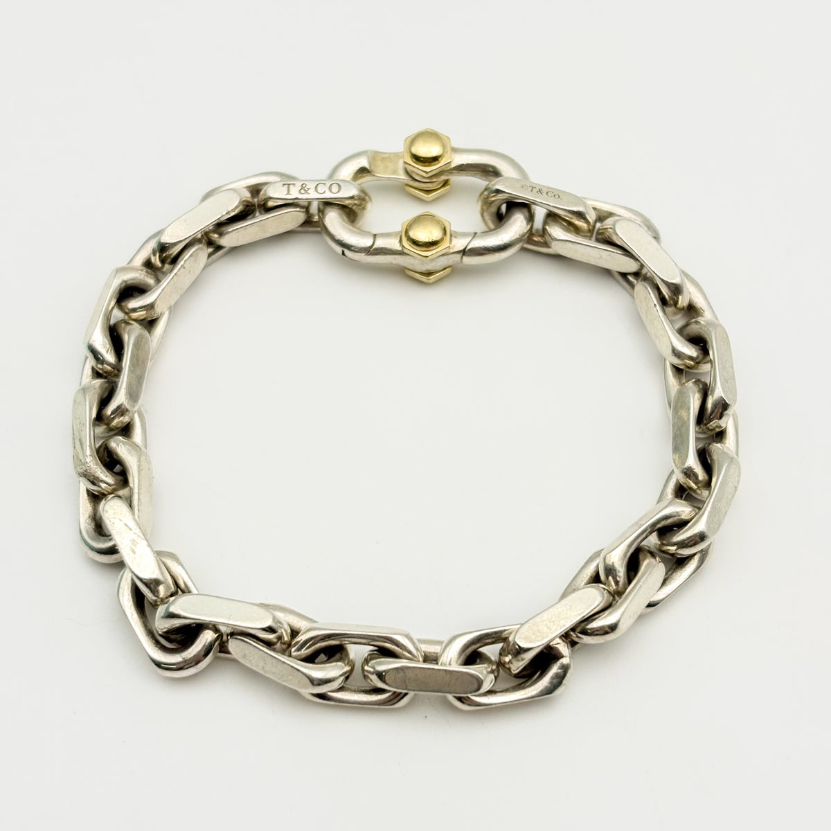 Tiffany&Co. 1837 メイカーズ ワイドチェーンブレスレット