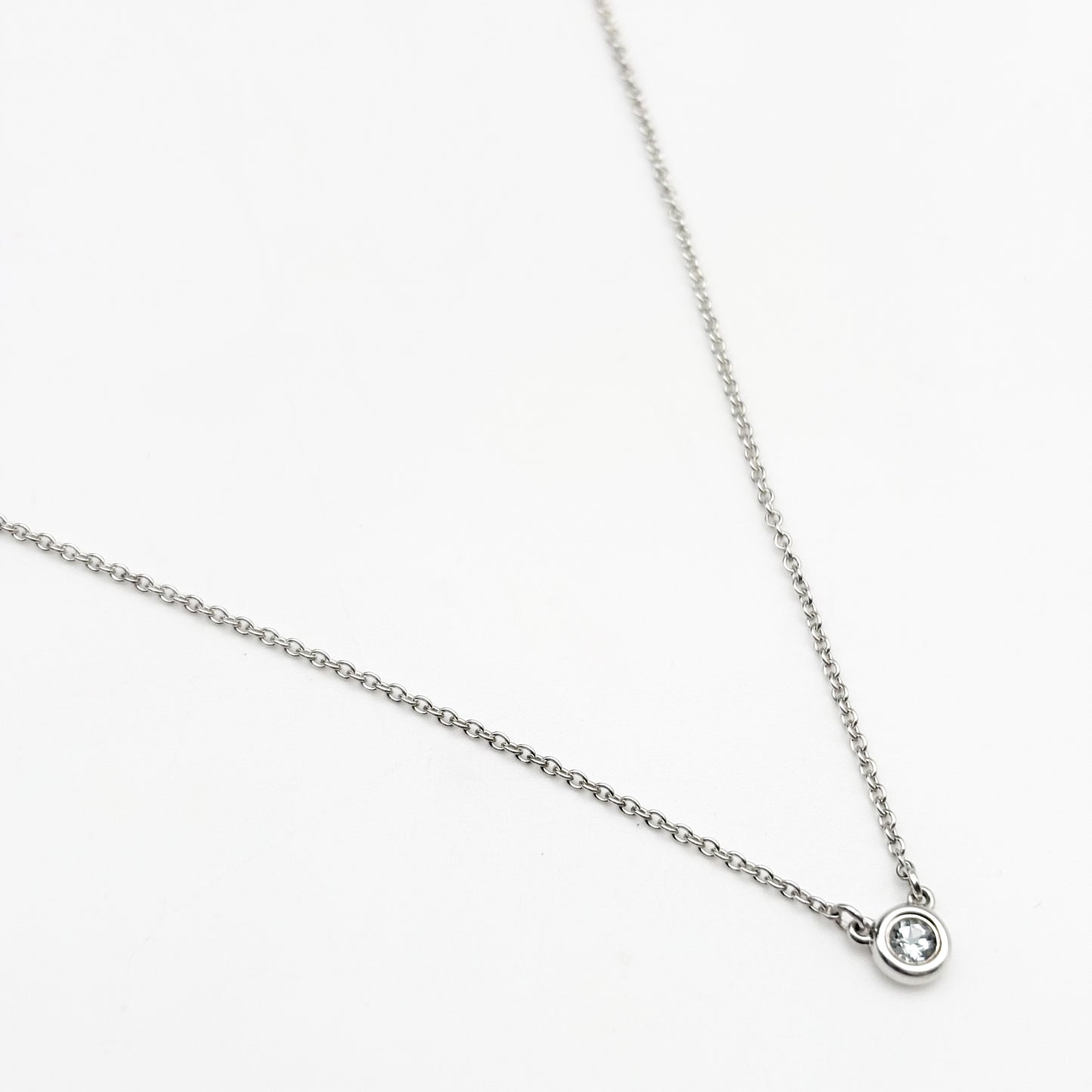 Tiffany&Co. バイザヤード アクアマリン ネックレス